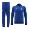 Italie Ensemble Vestes d'Entraînement 22-23 Bleue Pour Homme